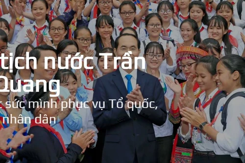 Chủ tịch nước Trần Đại Quang: Làm hết sức mình phục vụ Tổ quốc, phục vụ nhân dân
