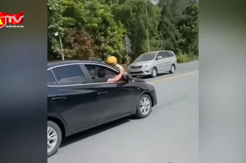 Tình tiết bất ngờ vụ tài xế ô tô hất CSGT lên nắp capo