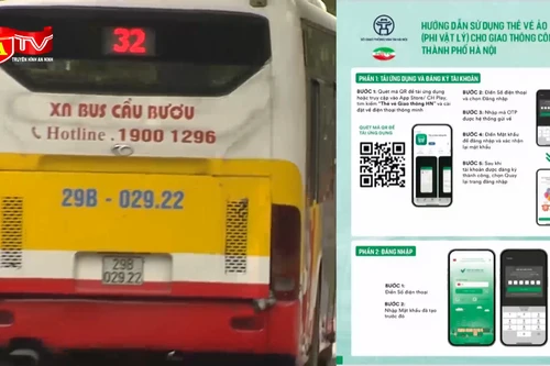 Đã có thể sử dụng vé xe buýt điện tử trên điện thoại 