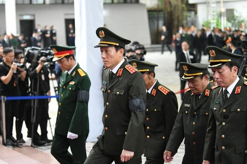 Đoàn Đảng ủy Công an Trung ương, Bộ Công an viếng Tổng Bí thư Nguyễn Phú Trọng 