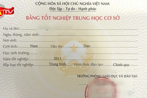 Bỏ xếp loại trên bằng tốt nghiệp THCS 