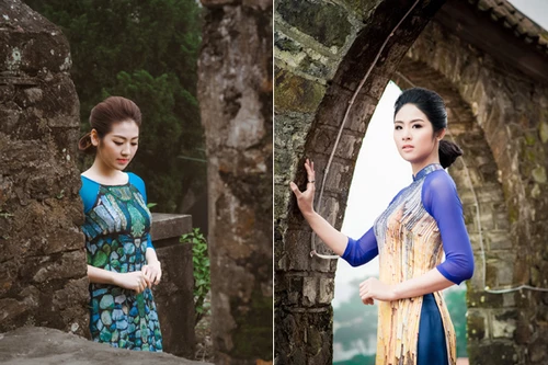 Ngọc Hân, Tú Anh chịu rét diện áo dài của NTK Vũ Việt Hà