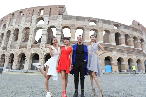 Top 4 Vietnam's Next Top Model hào hứng khám phá Italy