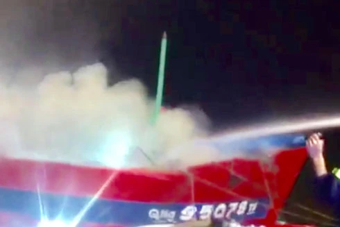 Quảng Ngãi: Cháy rụi tàu cá đang neo đậu trong cảng