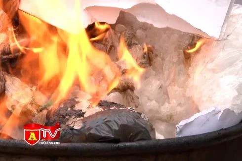 Tiêu hủy hơn 30 kg ma túy