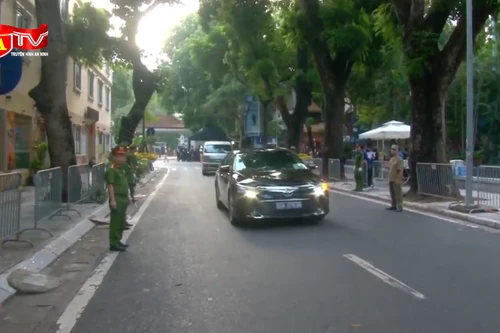 Công an Thủ đô bảo vệ tuyệt đối an toàn Lễ Quốc tang Tổng Bí thư Nguyễn Phú Trọng