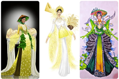 Tiết lộ một số mẫu thiết kế trang phục dân tộc độc đáo tại "Miss Grand Vietnam 2022"