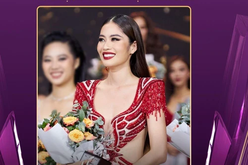 Thi Hoa hậu, chị gái song sinh của Nam Em giành giải khuôn mặt đẹp nhất 