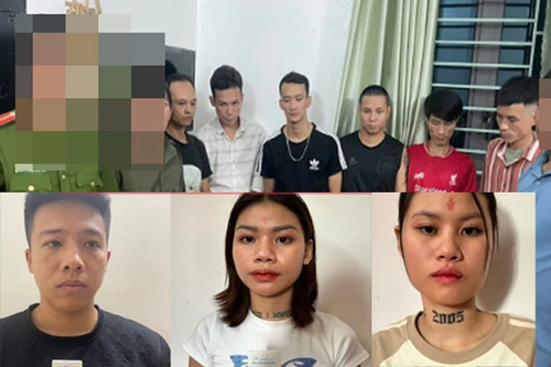 Bắt quả tang nhóm nam, nữ tổ chức sử dụng ma túy trong nhà nghỉ