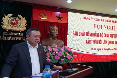 Quyết tâm xây dựng lực lượng Công an Thủ đô trong sạch, vững mạnh