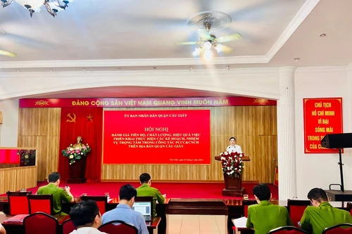 Nhiều biện pháp về phòng chống cháy, nổ trên địa bàn quận Cầu Giấy