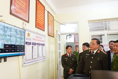 Giám đốc Công an Hà Nội kiểm tra, động viên lực lượng đảm bảo an ninh trật tự tại cơ sở 