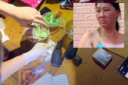 Cảnh sát mật phục vây bắt “nữ quái” chuyên cung cấp ma túy cho dân chơi