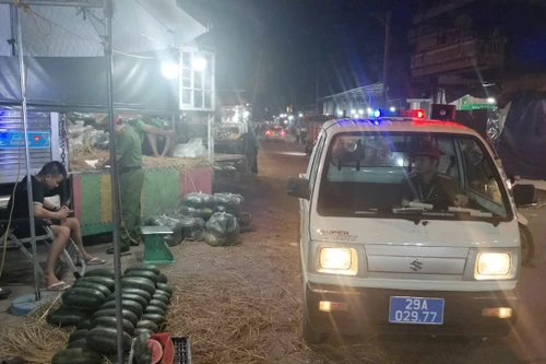 Chủ động phòng ngừa tội phạm tại chợ đầu mối huyện Mê Linh