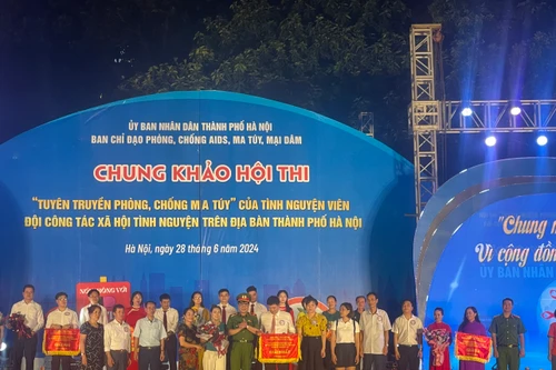 Trao giải vinh danh Hội thi Tình nguyện viên tuyên truyền phòng chống ma túy cấp thành phố
