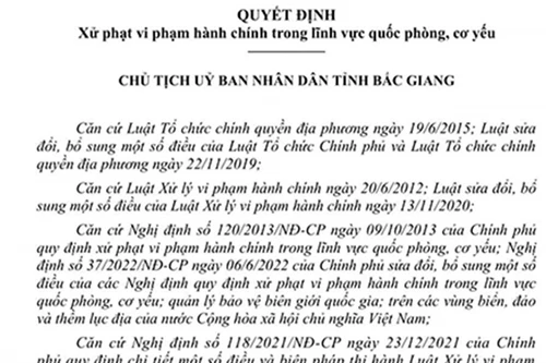 Phạt 62,5 triệu đồng một trường hợp không chấp hành lệnh gọi nhập ngũ