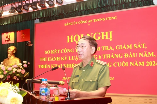 Công tác kiểm tra, giám sát góp phần quan trọng xây dựng lực lượng Công an nhân dân trong sạch, vững mạnh