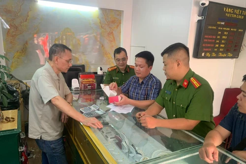 Đảm bảo an ninh trật tự tại các cơ sở kinh doanh vàng bạc, đá quý