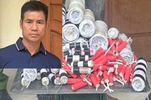 Khám xét khẩn cấp chỗ ở của đối tượng cất giấu pháo nổ