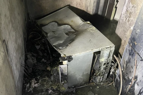 Xử lý nhanh đám cháy căn phòng trọ tầng 3 tại huyện Thanh Trì