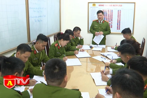 Công an quận Hà Đông sẵn sàng cho đợt cao điểm ra quân trấn áp tội phạm c