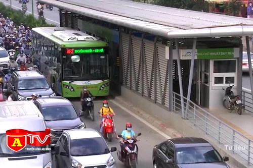 Mở làn ưu tiên xe buýt BRT cho các loại phương tiện khác lưu thông