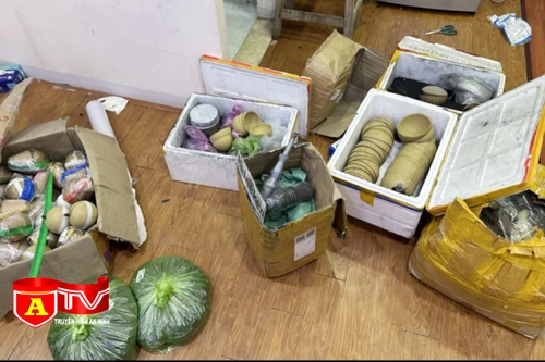 Phát hiện đối tượng sản xuất pháo ở chung cư