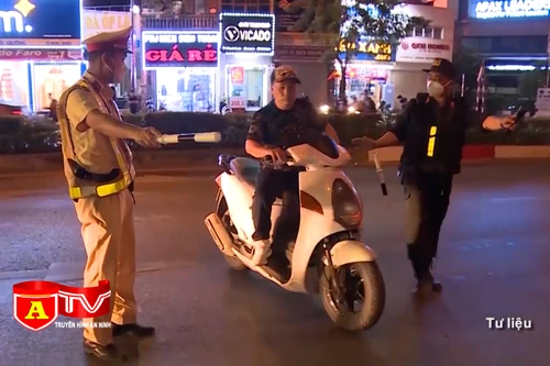 Phát hiện, xử lý 225 trường hợp vi phạm giao thông