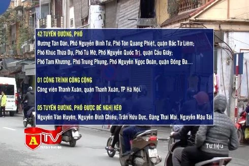 Hà Nội dự kiến đặt tên 42 tuyến đường, phố mới