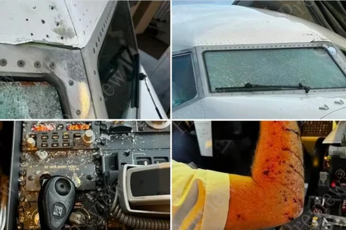 Máy bay Mỹ chở 140 người va chạm với vật thể bí ẩn giữa không trung