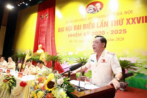 Đại hội đại biểu Đảng bộ Công an thành phố Hà Nội nhiệm kỳ 2020-2025 thành công tốt đẹp