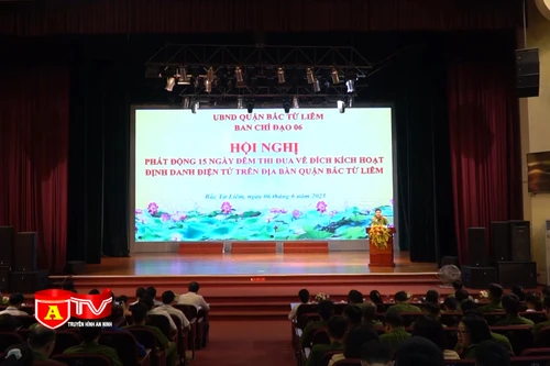 Phát động cao điểm 15 ngày đêm hoàn thành kích hoạt định danh điện tử