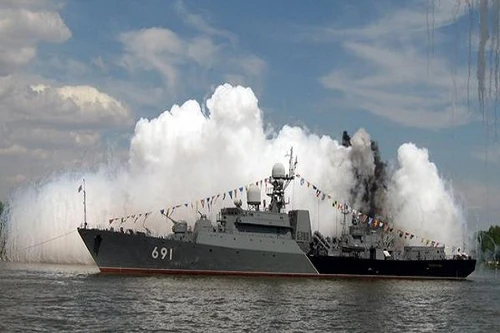 Nga triển khai hơn chục tàu chiến diễn tập chống khủng bố tại Caspian