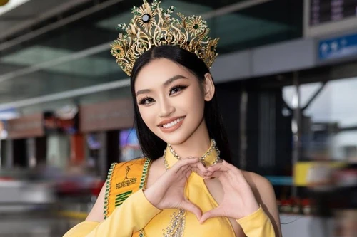 Hoa hậu Yến Nhi nhận sash đại diện Việt Nam thi "Miss Grand International 2025"