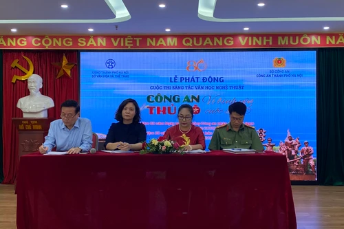 Phát động cuộc thi sáng tác văn học nghệ thuật với chủ đề "Công an Thủ đô vì bình yên cuộc sống". 