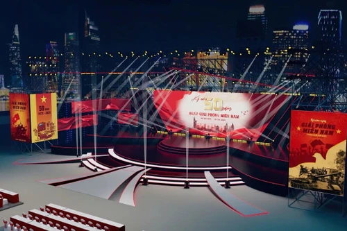 Cầu truyền hình "Vang mãi khúc khải hoàn" kỷ niệm 50 năm non sông thu về một mối