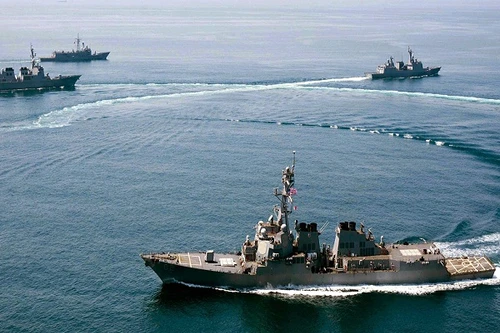 Mỹ, Ấn Độ, Nhật Bản diễn tập phía bắc bờ biển Philippines