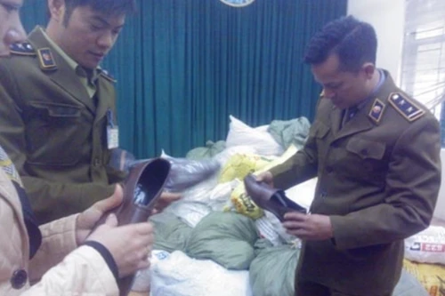 Giày sản xuất tại làng nghề nhưng mang… thương hiệu quốc tế