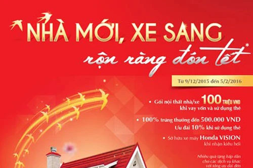 VietinBank khuyến mãi lớn nhân dịp Tết 2016