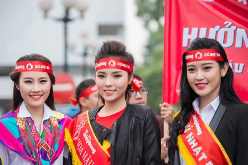 Kỳ Duyên, Huyền My hiến máu hưởng ứng “Ngày Chủ nhật Đỏ”