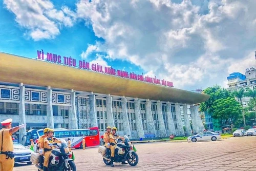 Phân luồng giao thông phục vụ các Đại hội Đảng diễn ra trên địa bàn Thành phố