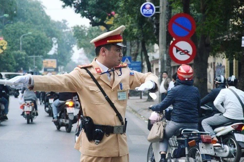 Phân luồng giao thông phục vụ Đại hội Thi đua yêu nước toàn quốc lần thứ X 