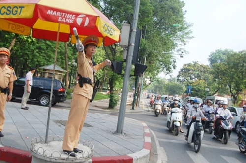 Bình yên giao thông Thủ đô những ngày nghỉ lễ