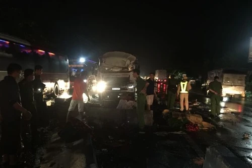 Kiểm tra nồng độ cồn, ma túy của cả hai lái xe trong vụ tai nạn khiến 20 người thương vong