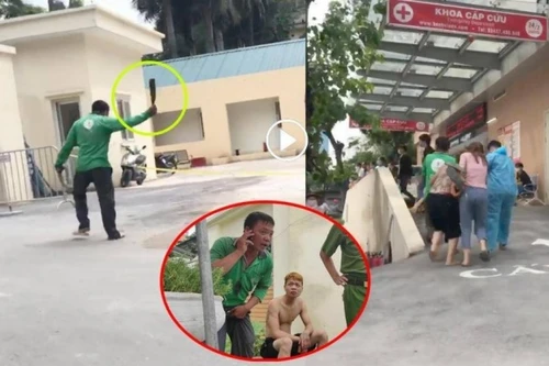 Tạm giữ nhóm đối tượng hành nghề 'xe ôm' dùng gạch, dao chém nhau trong Bệnh viện E