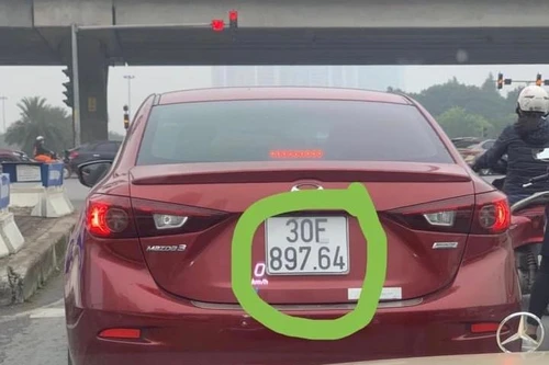 Tái diễn tình trạng che biển kiểm soát ô tô để...né phạt nguội