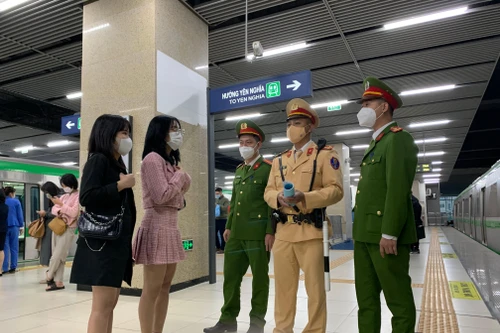 Sẽ bố trí các lực lượng 141,142 cùng Cảnh sát hình sự phòng chống tội phạm trên tuyến đường sắt đô thị Cát Linh - Hà Đông