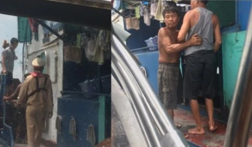 Bơi liên tục 30 phút trên biển, thuyền viên gặp nạn được Cảnh sát đường thủy cứu sống