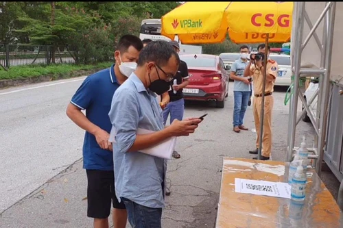 Điều chỉnh vị trí chốt kiểm soát dịch Covid ở cao tốc Hà Nội-Hải Phòng