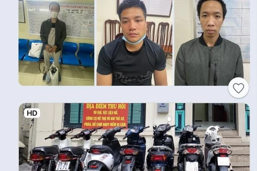 Đánh sập ổ nhóm chuyên đột nhập nhà dân trộm cắp xe máy đắt tiền
